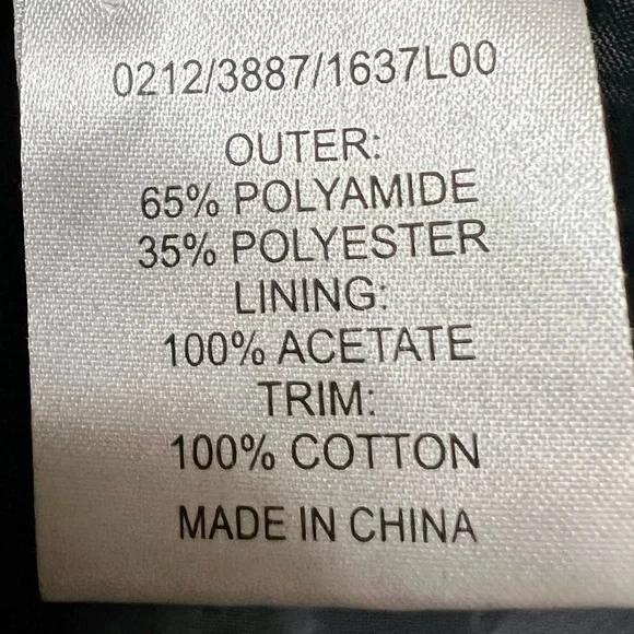 Hobbs London Burgundy Quilted Zip Front Hip Length Coat Women’s US 14 - Picture 13 of 14